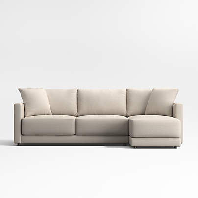 Gather Deep 2-Piece Apartment Sectional Sofa with Right-Arm Chaise