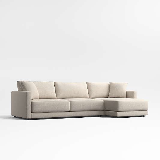 Gather Deep 2-Piece Right-Arm Extra Wide Chaise Sectional Sofa