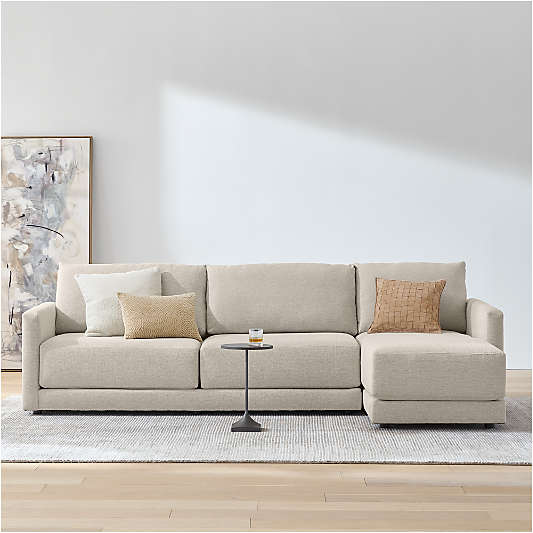 Gather Deep 2-Piece Sectional Sofa with Chaise Lounge
