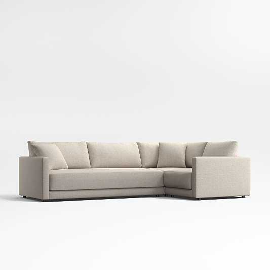 Gather Deep 3-Piece Bench Sectional Sofa