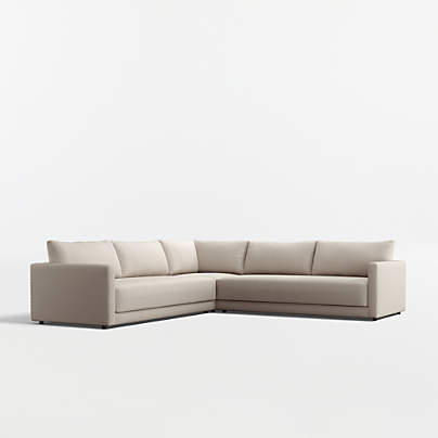 Gather Deep 3-Piece L-Shaped Bench Sectional Sofa