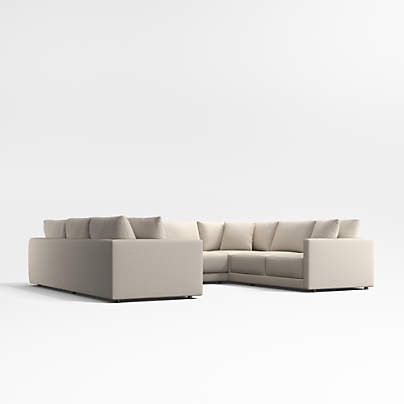 Gather Deep 3-Piece U-Shaped Sectional Sofa