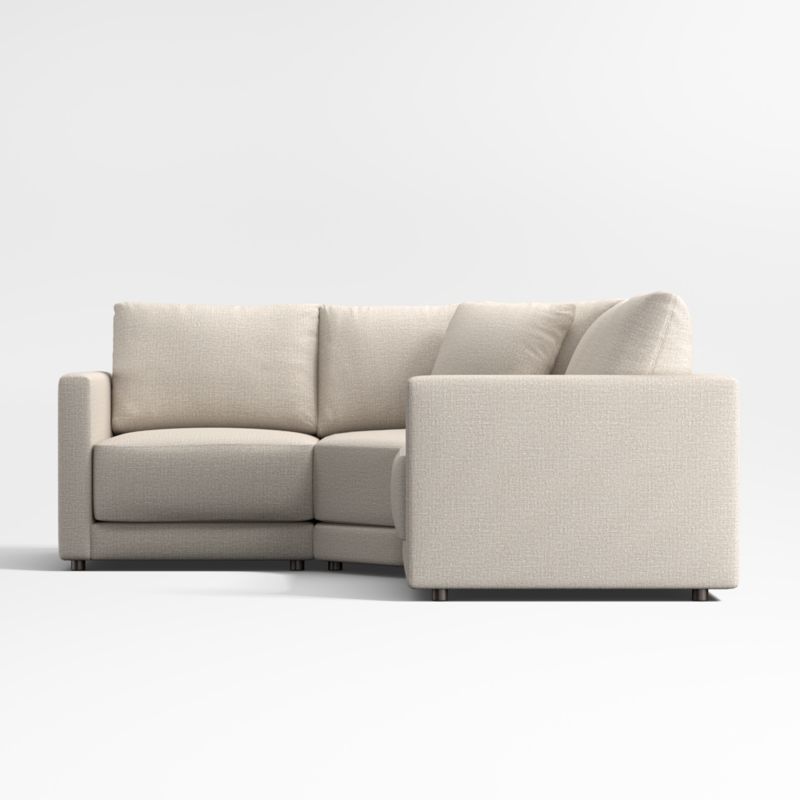 Gather Deep 3-Piece L-Shaped Small Space Sectional Sofa - image 15 of 15