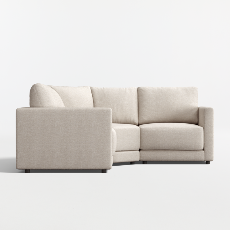Gather Deep 3-Piece L-Shaped Small Space Wedge Sectional Sofa - image 14 of 14