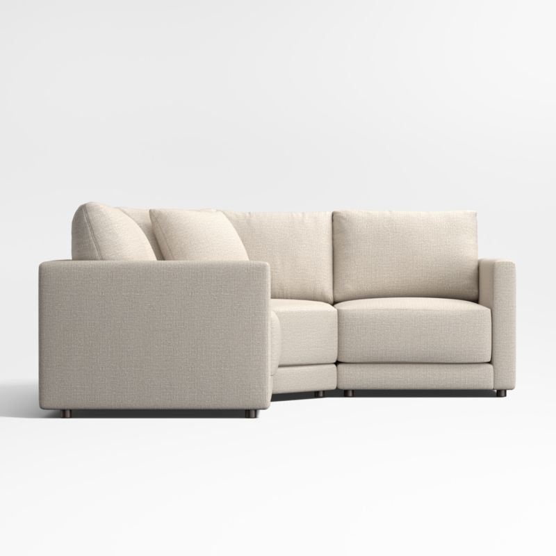 Gather Deep 3-Piece L-Shaped Small Space Sectional Sofa - image 14 of 15