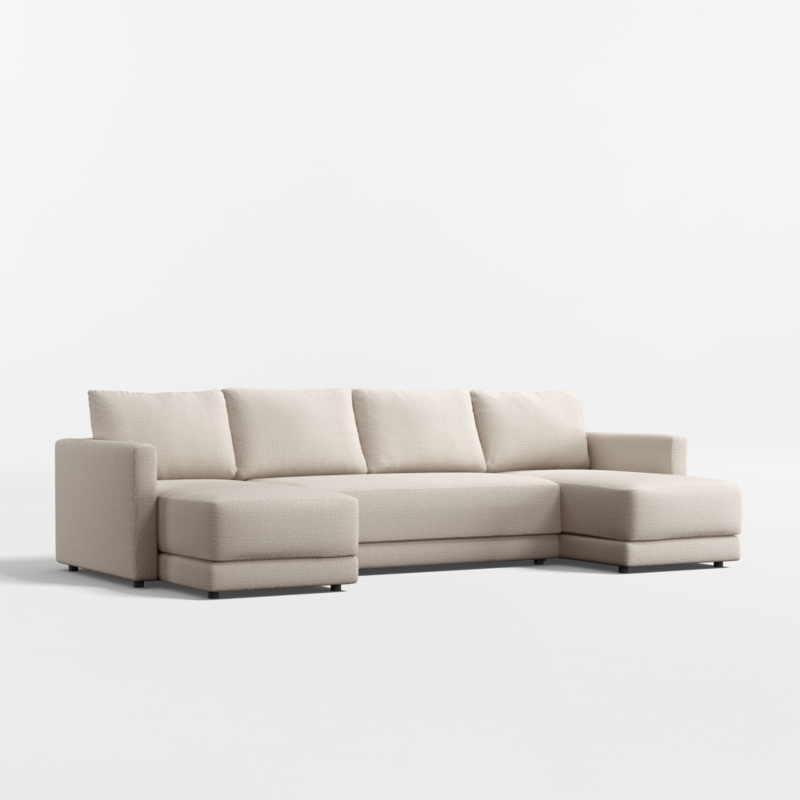 Gather Deep 3-Piece U-Shaped Bench Sectional Sofa with Double Chaise Lounge - image 14 of 14