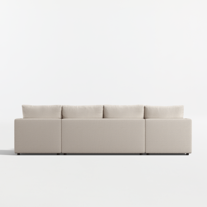 Gather Deep 3-Piece U-Shaped Sectional Sofa with Double Chaise Lounge - image 17 of 15