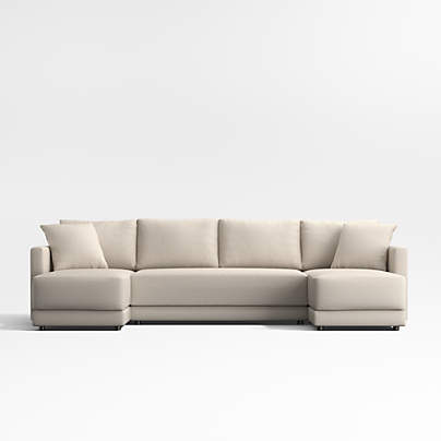 Gather Deep 3-Piece U-Shaped Bench Sectional Sofa