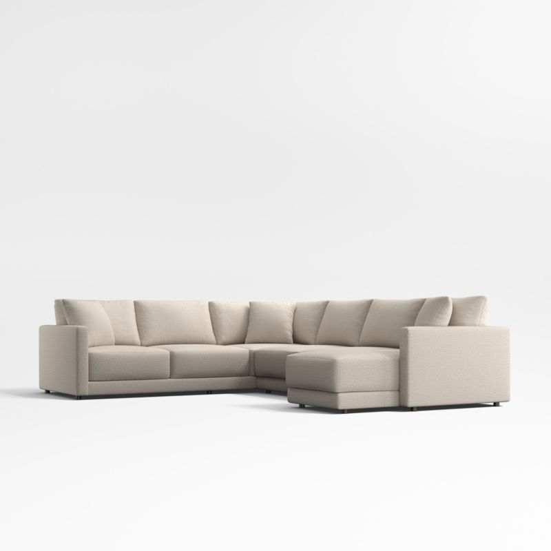 Gather Deep 3-Piece L-Shaped Sectional Sofa with Right-Arm Chaise - image 0 of 14