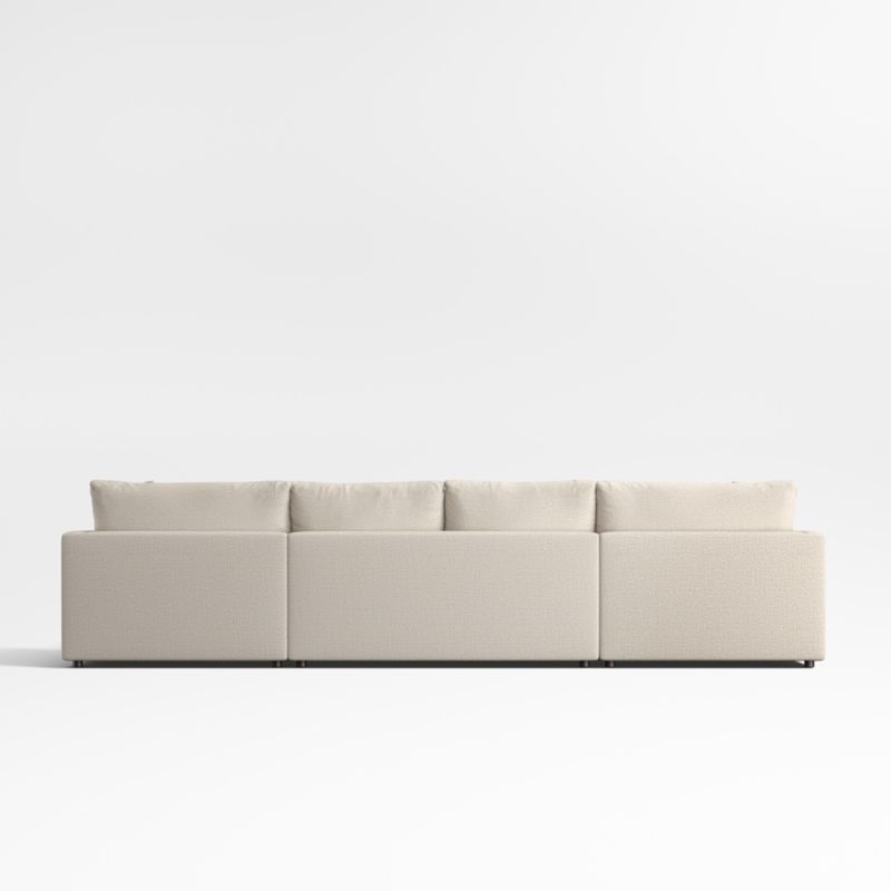 Gather Deep 3-Piece Wide Double Chaise Sectional Sofa - image 15 of 14