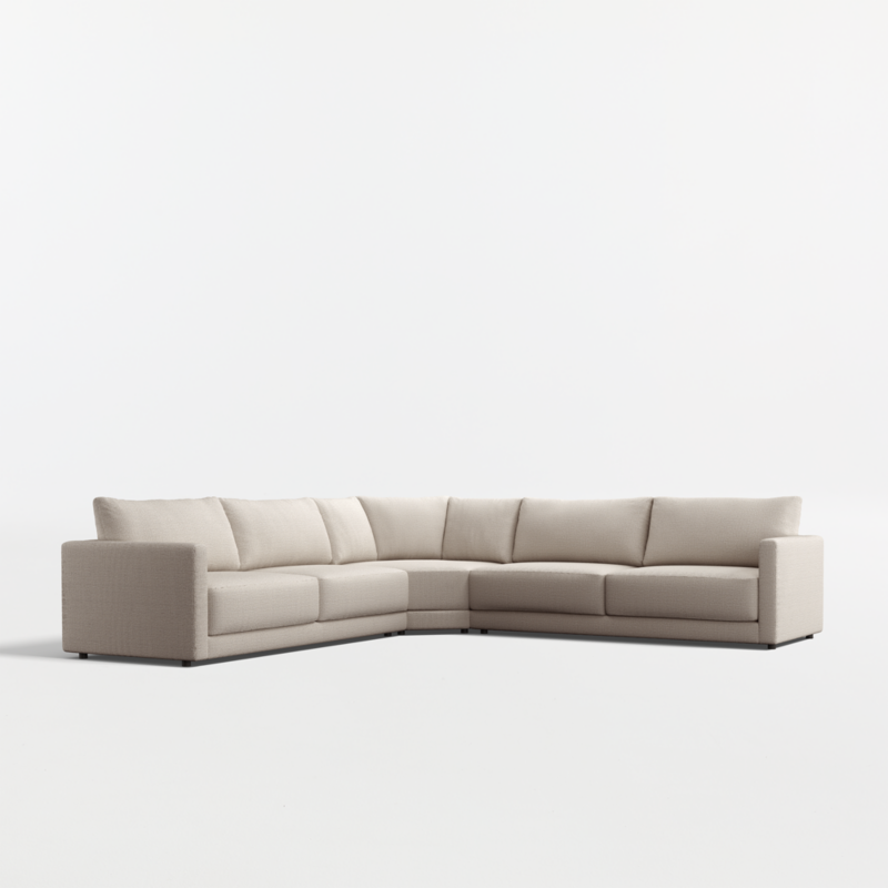 Gather Deep 3-Piece L-Shaped Wedge Sectional Sofa - image 0 of 15