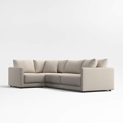 Gather Deep 3-Piece Sectional Sofa