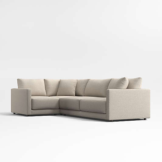 Gather Deep 3-Piece Sectional Sofa