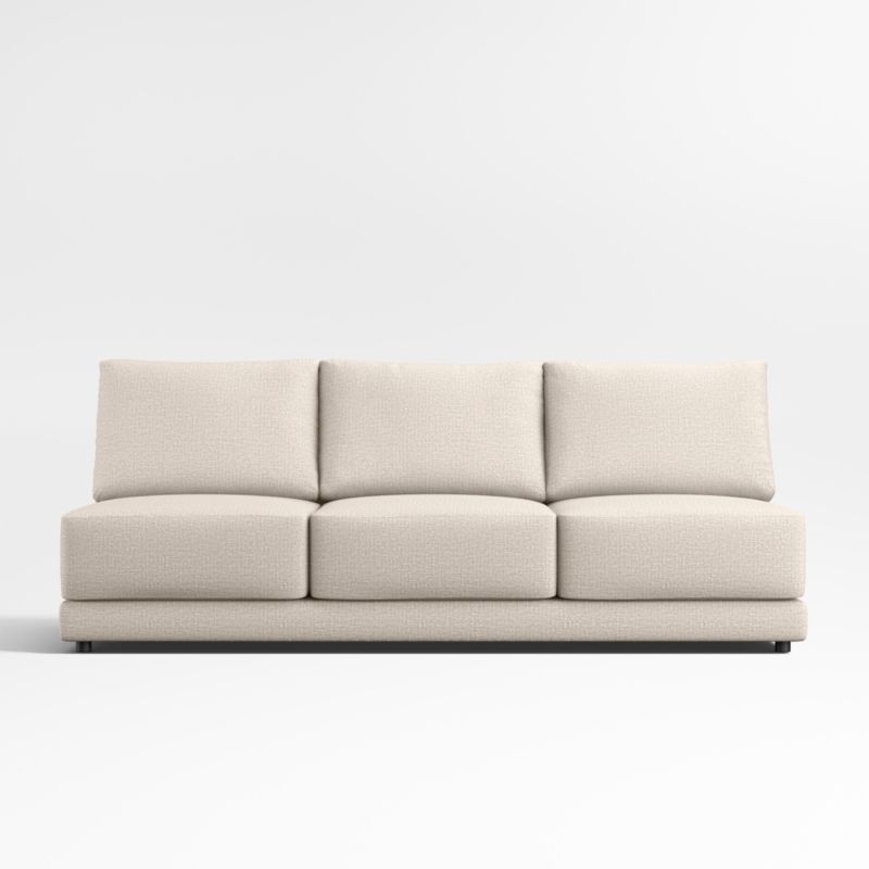 Gather Deep Armless Sofa 3 Seat - image 0 of 3