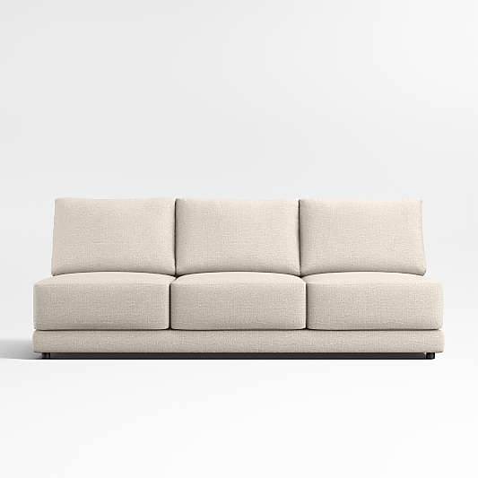 Gather Deep Armless Sofa 3 Seat