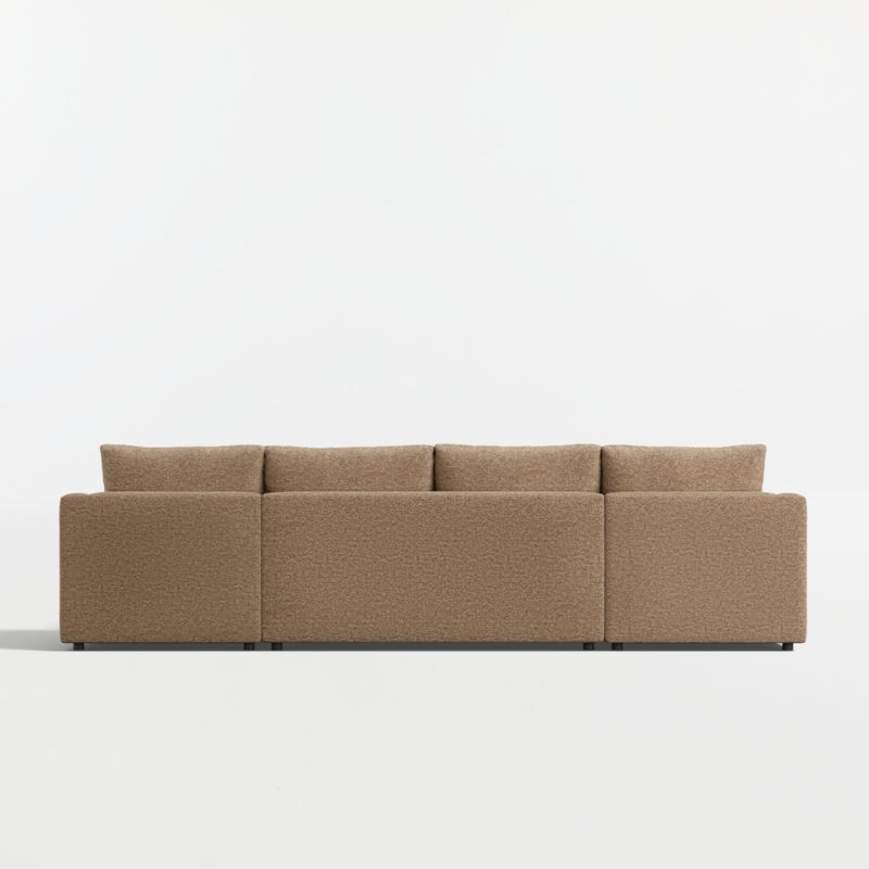 Gather Deep 3-Piece U-Shaped Slope Arm Sectional Sofa with Double Chaise Lounge - image 3 of 6