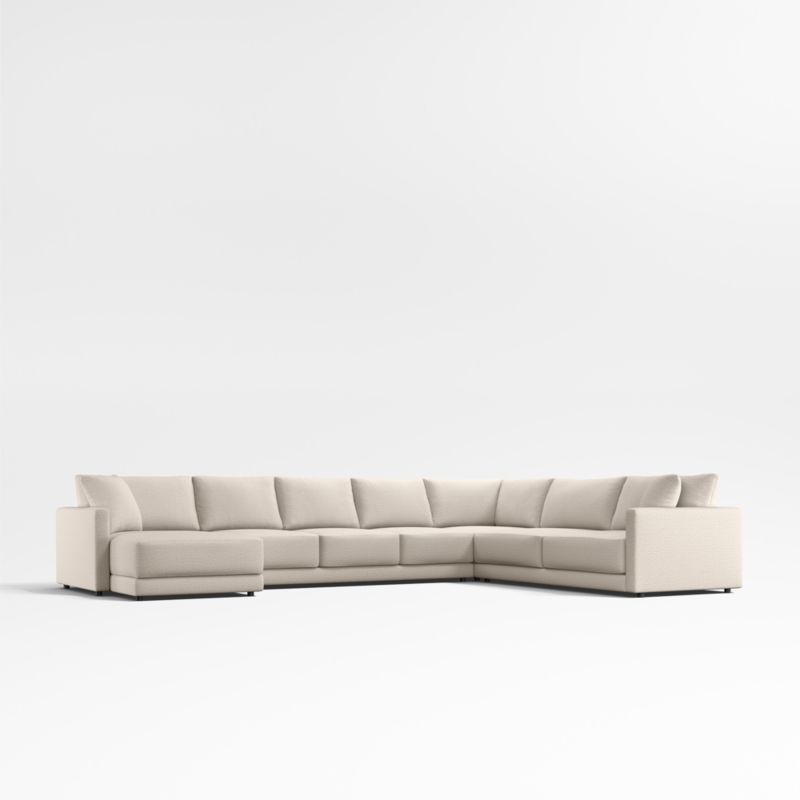 Gather Deep 4-Piece L-Shaped Sectional Sofa with Chaise Lounge - image 0 of 9