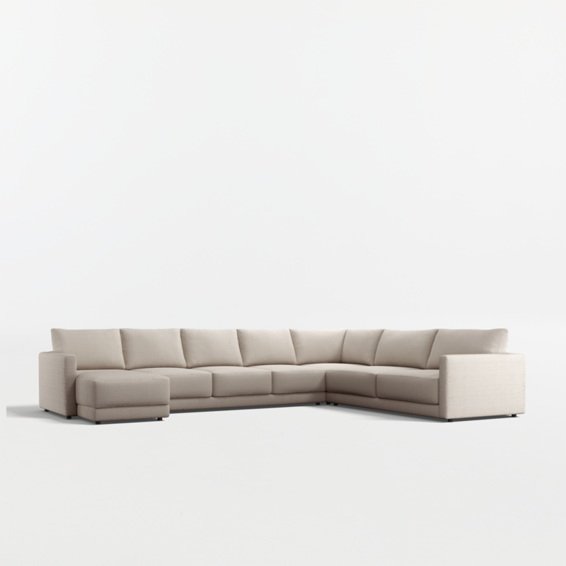 Gather Deep 4-Piece L-Shaped Sectional Sofa with Chaise Lounge - image 0 of 14