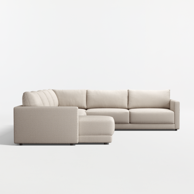 Gather Deep 4-Piece L-Shaped Sectional Sofa with Chaise Lounge - image 15 of 14