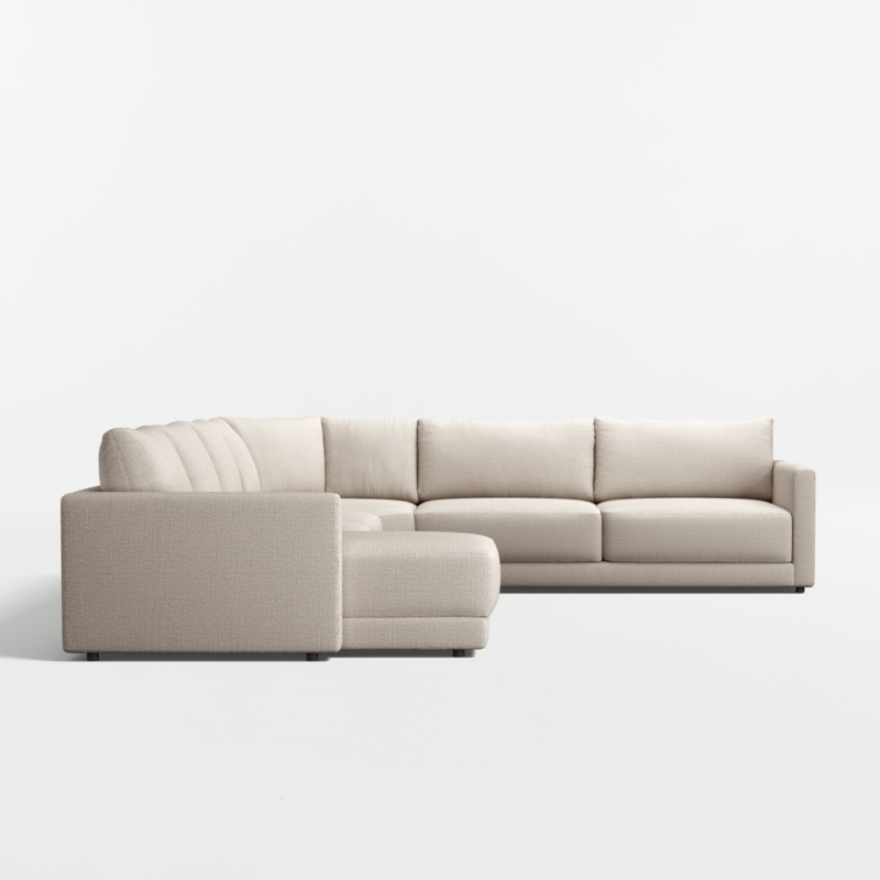 Gather Deep 4-Piece L-Shaped Wedge Sectional Sofa with Chaise Lounge - image 15 of 14
