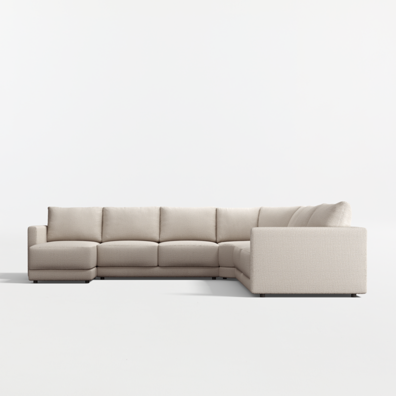 Gather Deep 4-Piece L-Shaped Wedge Sectional Sofa with Chaise Lounge - image 14 of 14