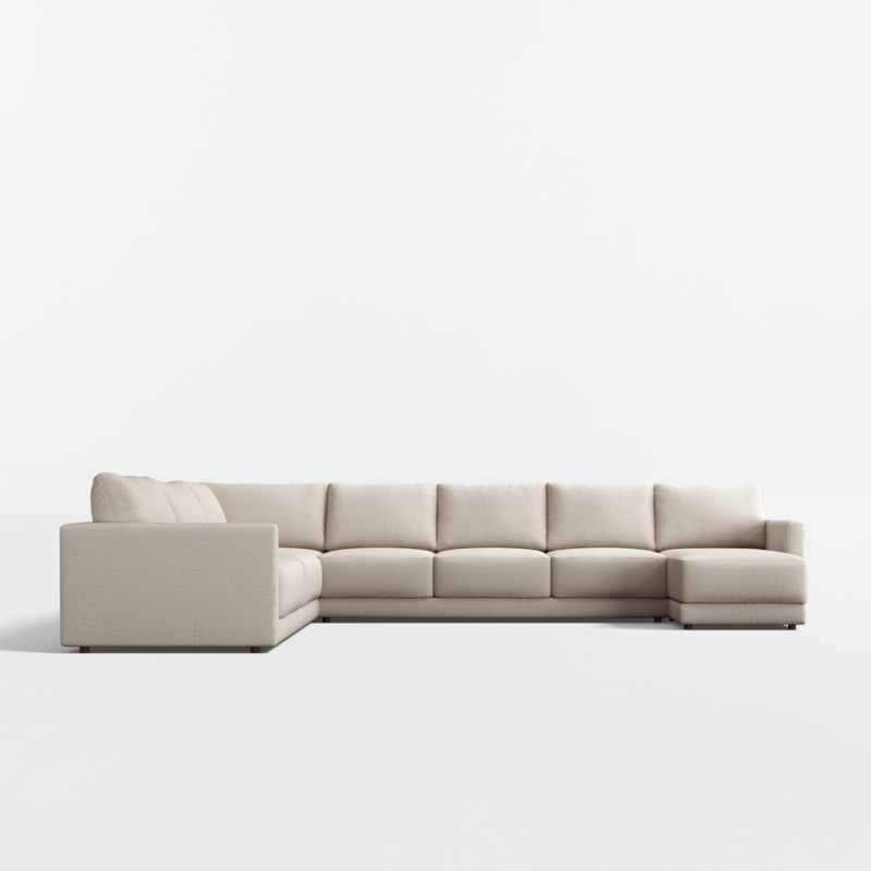 Gather Deep 4-Piece L-Shaped Sectional Sofa with Chaise Lounge - image 13 of 14