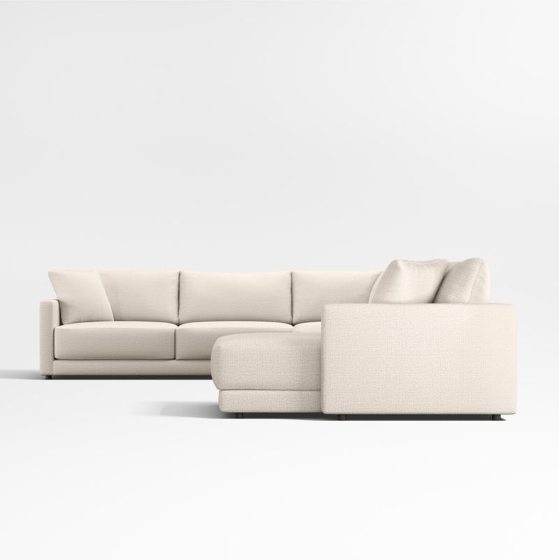 Gather Deep 4-Piece L-Shaped Sectional Sofa with Chaise Lounge - image 8 of 9