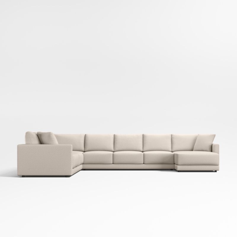 Gather Deep 4-Piece L-Shaped Sectional Sofa with Chaise Lounge - image 7 of 9