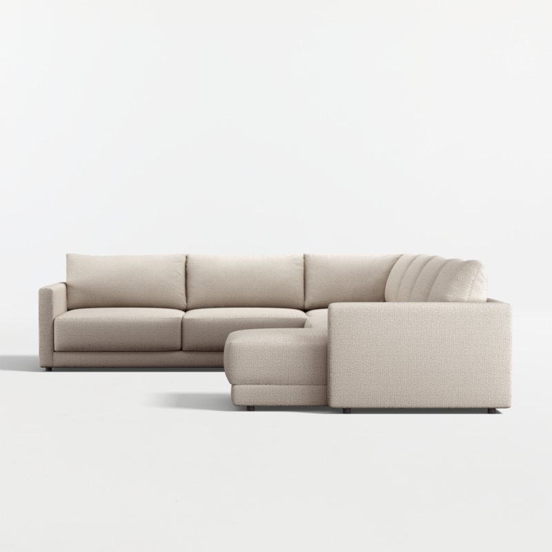 Gather Deep 4-Piece L-Shaped Sectional Sofa with Chaise Lounge - image 15 of 15