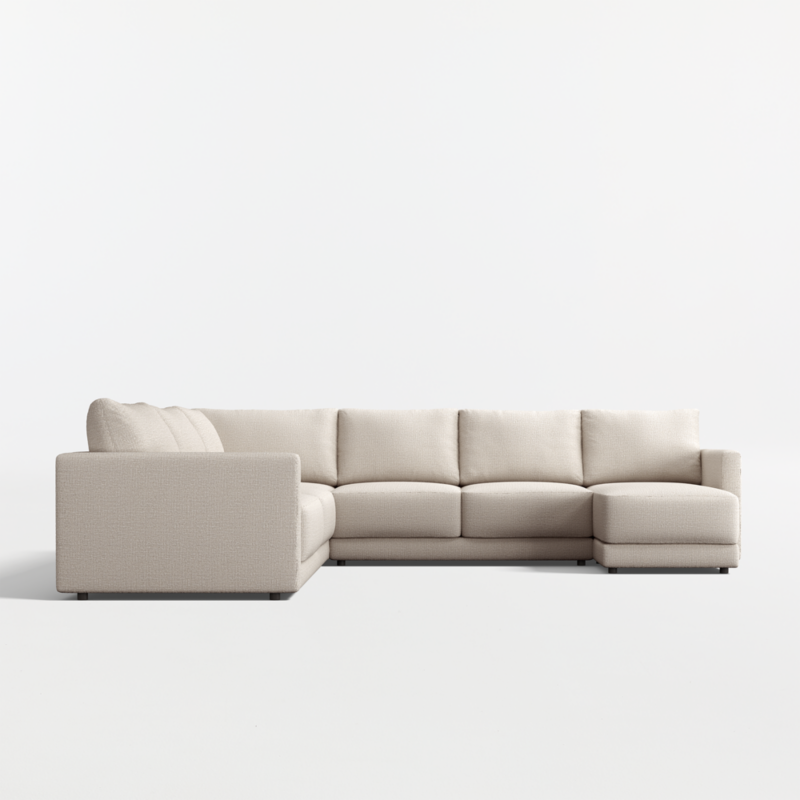 Gather Deep 4-Piece L-Shaped Sectional Sofa with Chaise Lounge - image 14 of 15