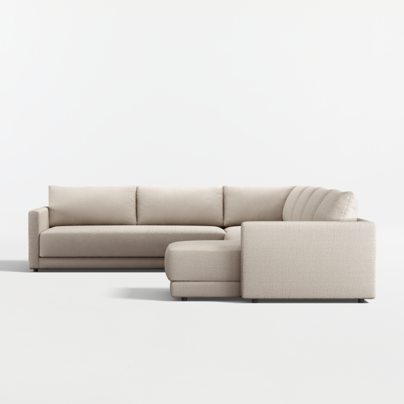Gather Deep 4-Piece L-Shaped Bench Sectional Sofa with Chaise Lounge - image 14 of 14