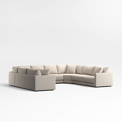 Gather Deep 5-Piece U-Shaped Sectional Sofa