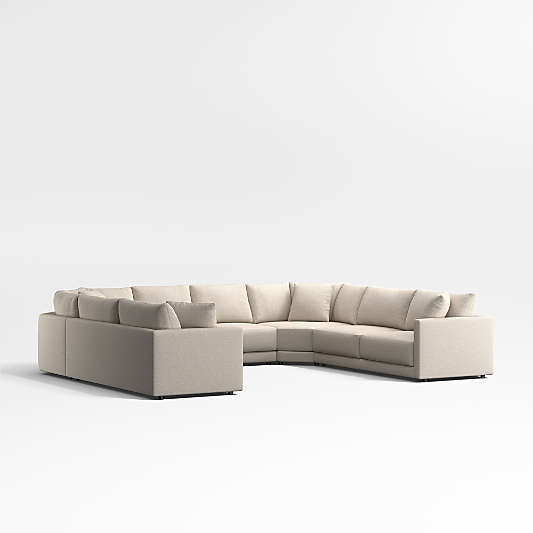 Gather Deep 5-Piece U-Shaped Sectional Sofa