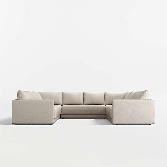 Gather Deep 5-Piece U-Shaped Bench Sectional Sofa