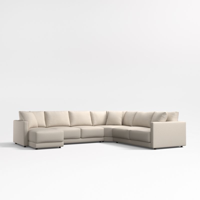 Gather Deep 4-Piece Wedge Sectional Sofa with Chaise Lounge - image 1 of 6