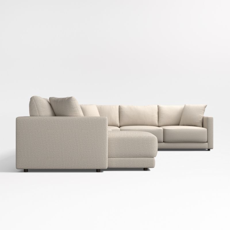 Gather Deep 4-Piece Wedge Sectional Sofa with Chaise Lounge - image 4 of 6