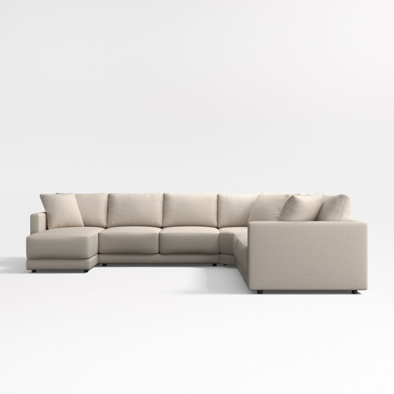 Gather Deep 4-Piece Wedge Sectional Sofa with Chaise Lounge - image 2 of 6