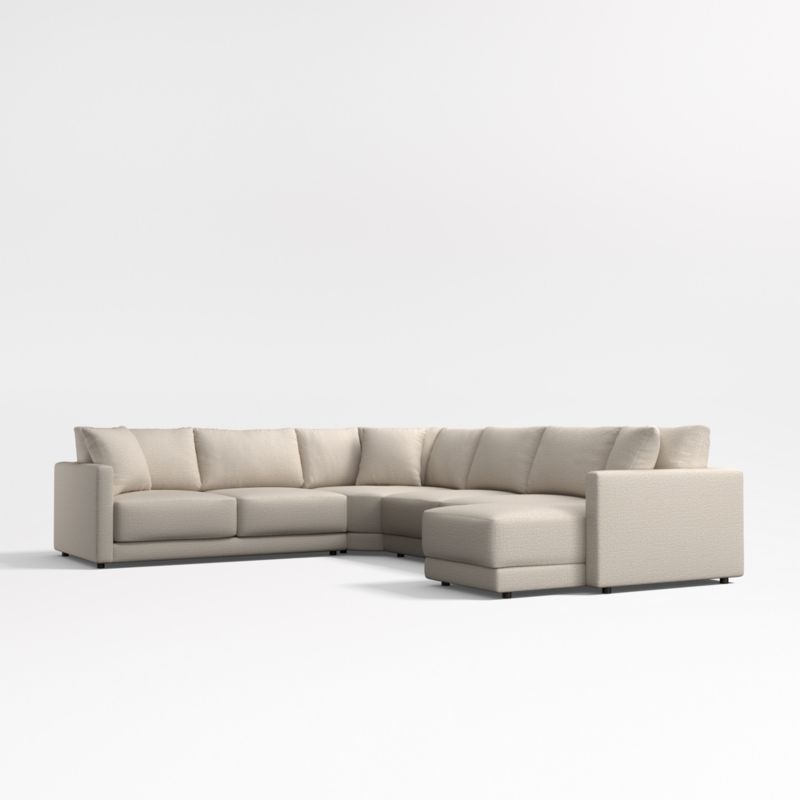 Gather Deep 4-Piece Wedge Sectional Sofa with Chaise Lounge - image 0 of 5