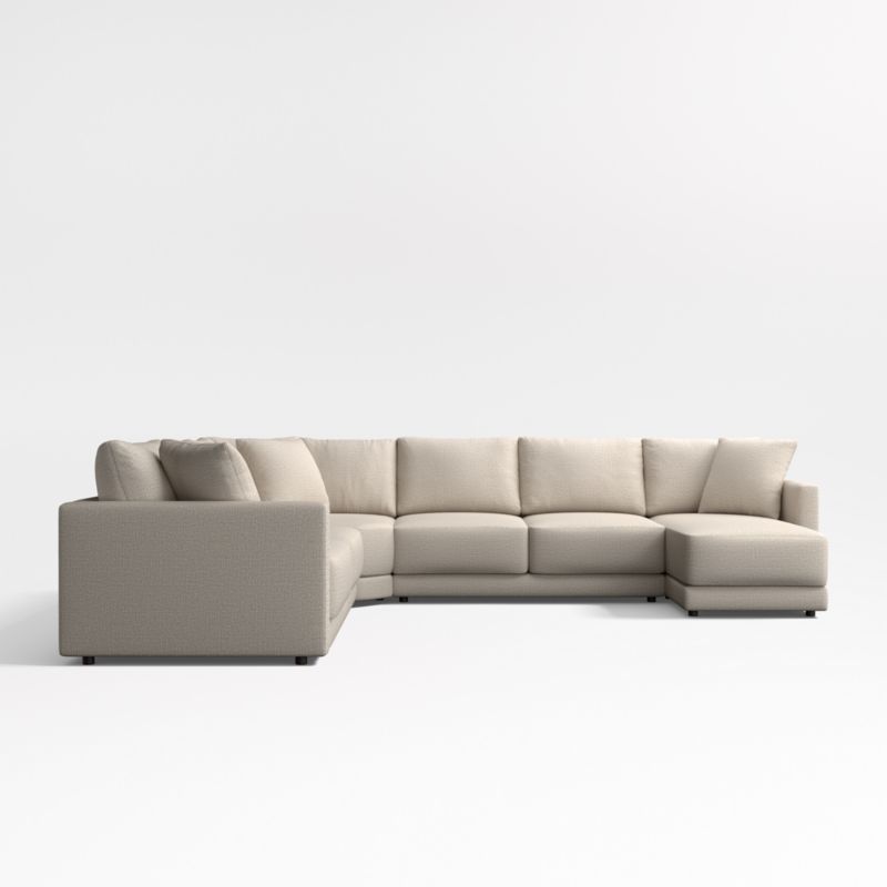 Gather Deep 4-Piece Wedge Sectional Sofa with Chaise Lounge - image 2 of 5