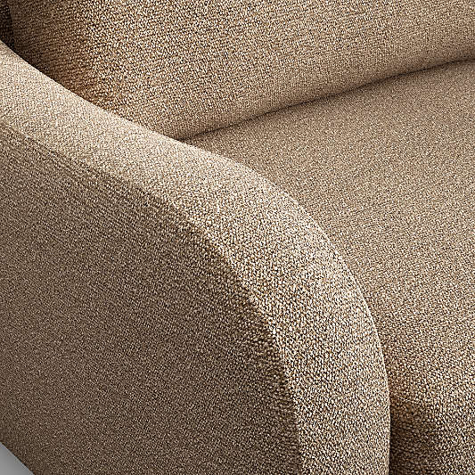 Gather Deep 3-Piece U-Shaped Slope Arm Sectional Sofa with Double Chaise Lounge