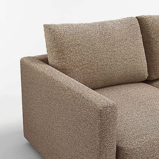 Gather Deep 3-Piece U-Shaped Sectional Sofa with Double Chaise Lounge