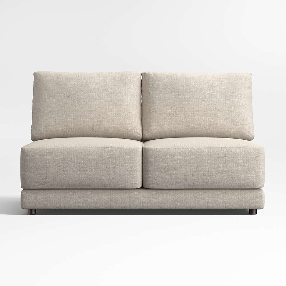 Gather Deep Armless Loveseat + Reviews | Crate & Barrel Canada