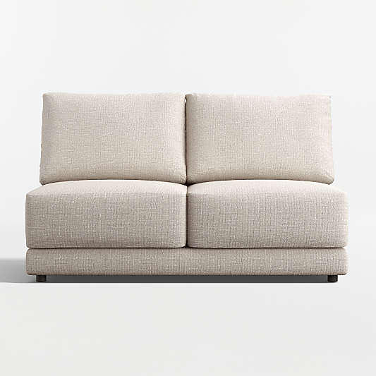 Gather Deep Armless Loveseat Sectional Piece