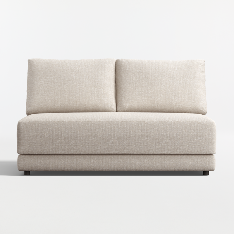 Gather Deep Armless Bench Loveseat Sectional Piece - image 0 of 3