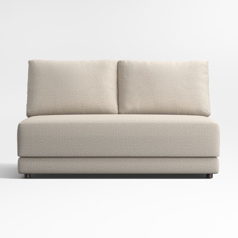 Gather Deep Bench Armless Loveseat - image 0 of 2