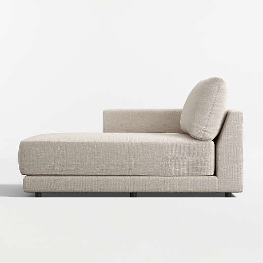 Gather Deep Left-Arm Extra Wide Chaise Lounge Sectional Piece