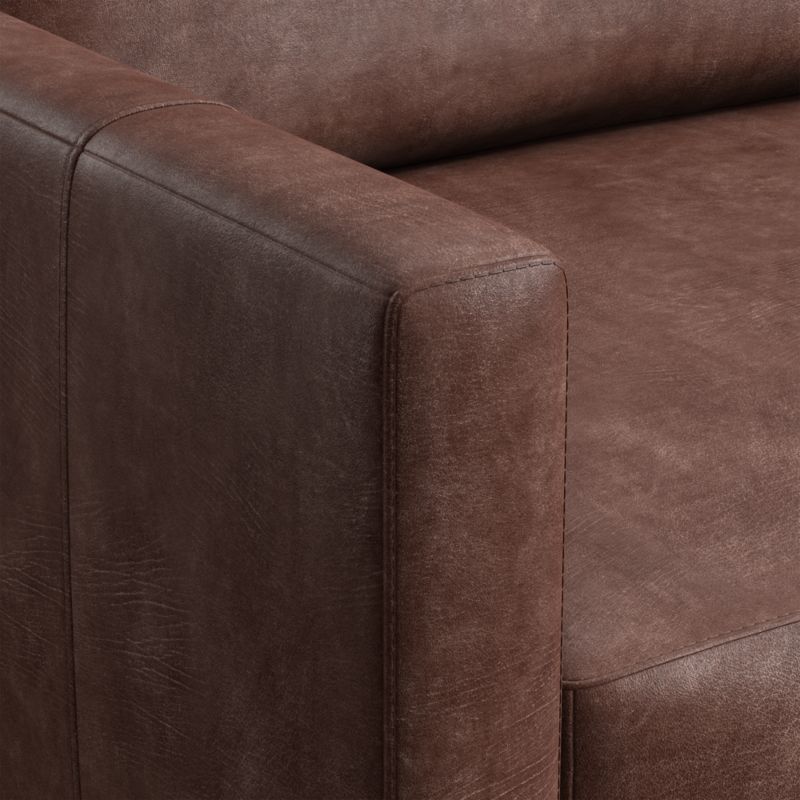 Gather Deep Wood Base Leather Accent Chair - image 6 of 7