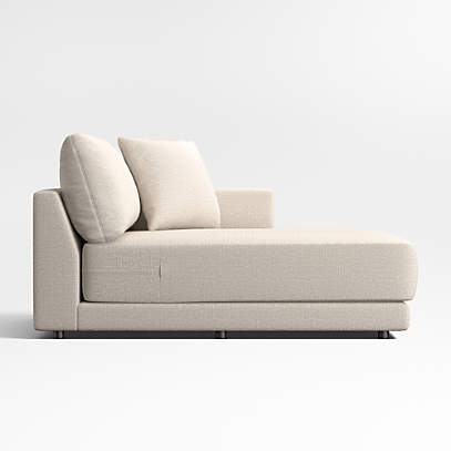 Wide chaise store lounge couch