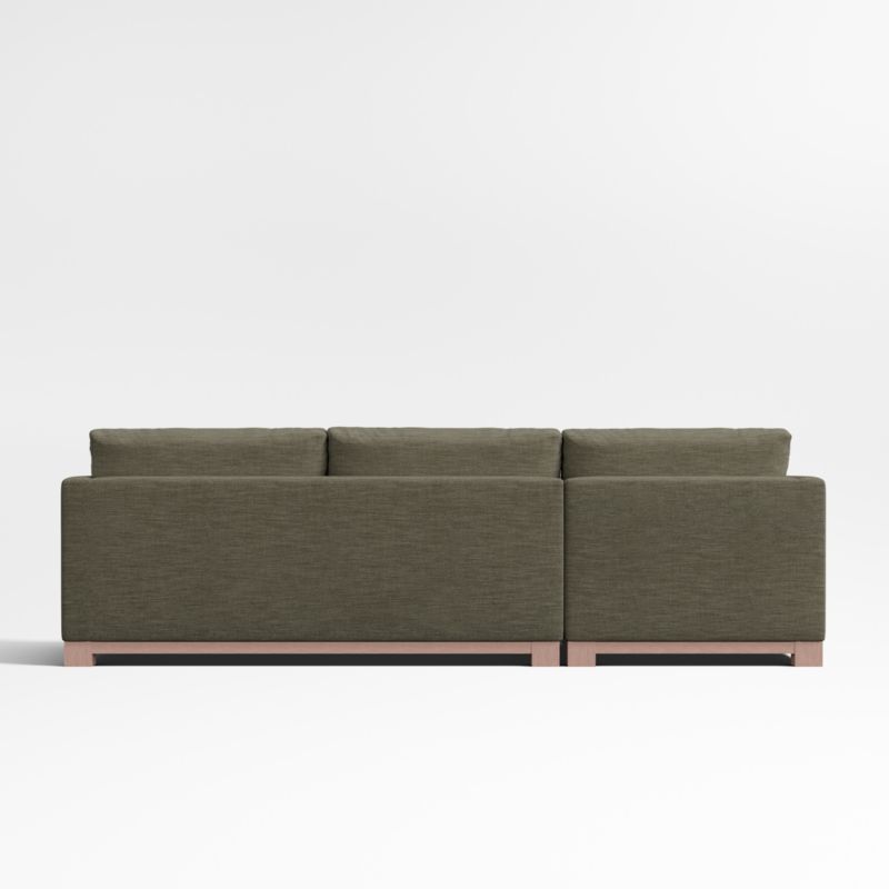 Gather Deep Wood Base 2-Piece Chaise Sectional Sofa - image 12 of 14