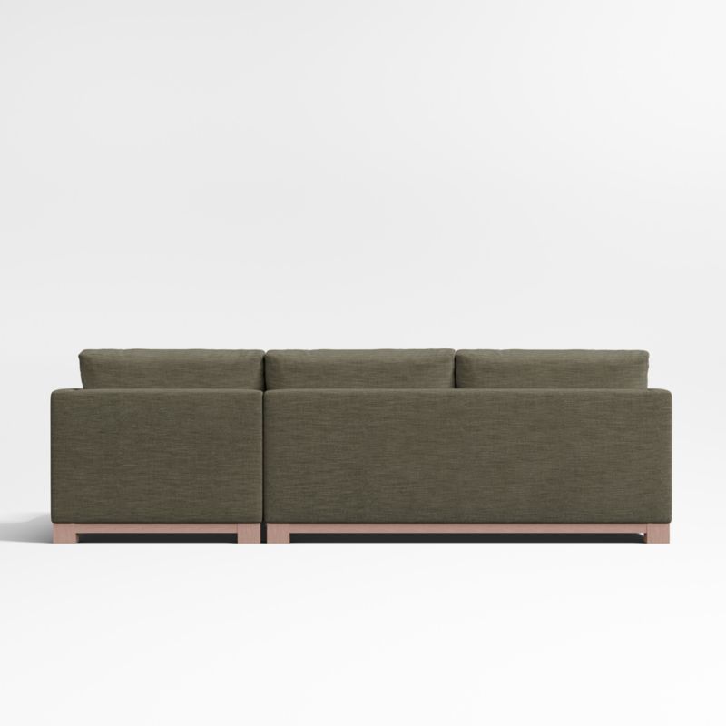 Gather Deep Wood Base 2-Piece Chaise Sectional Sofa - image 11 of 14